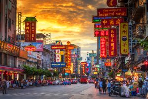 Yaowarat Road in Chinatown